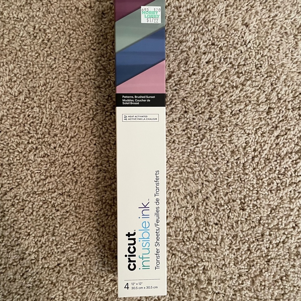 Cricut Infusible Ink Transfer Sheets Brushed Sunset